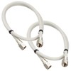 S4-FP-FP-0.5-2P Set of 2 4K 8K Compatible TV Antenna Cable