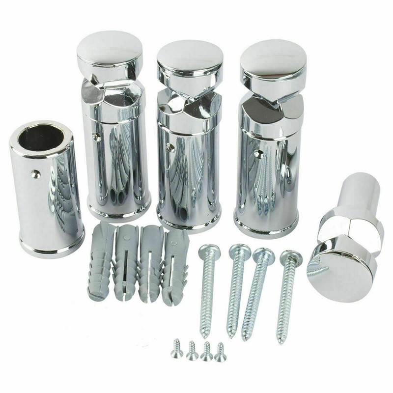 Myhomeware Set of Universal Brackets for Heated Towel RAIL Radiator