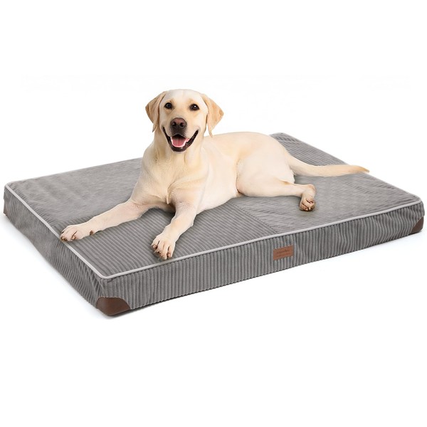 FUKUMARU Dog Bed, Large Orthopedic Dog Beds with Removable Washable