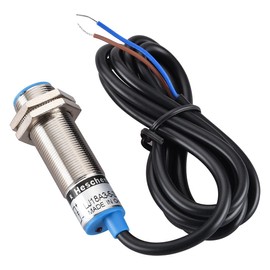 Heschen M18 Inductive Proximity Sensor Switch Shield Type LJ18A3-5-Z/DX Detector 5mm 10-30VDC 200mA Normally Closed(NC) 2 Wire