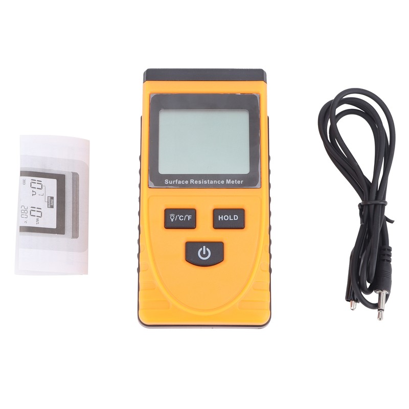 GM3110 Surface Resistance Tester Handheld LCD Digital Display AntiStatic Resistance