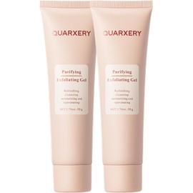 QUARXERY Gel Exfoliante Facial Limpiador con Nicotinamida - Gel Limpiador Facial Piel Grasa Exfoliante, Skin Care Purificante Profundo Reduce Poros para Piel Grasa, Seca y Mixta