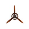 Home ESPRIT Wall Clock Copper PVC Metal Propeller 75.5 x