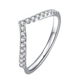 Ctarlitu Moissanite Stackable Engagement Rings Eternity Promise Wedding Ring D Color VVS1 925 Sterling Silver Bridal Rings for Women Men