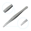 Cionyce 2 Pcs 5 Inch Stainless Steel Forceps, Straight Metal