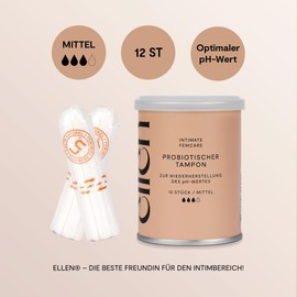 Ellen Probiotic tampon 12 pieces - medium