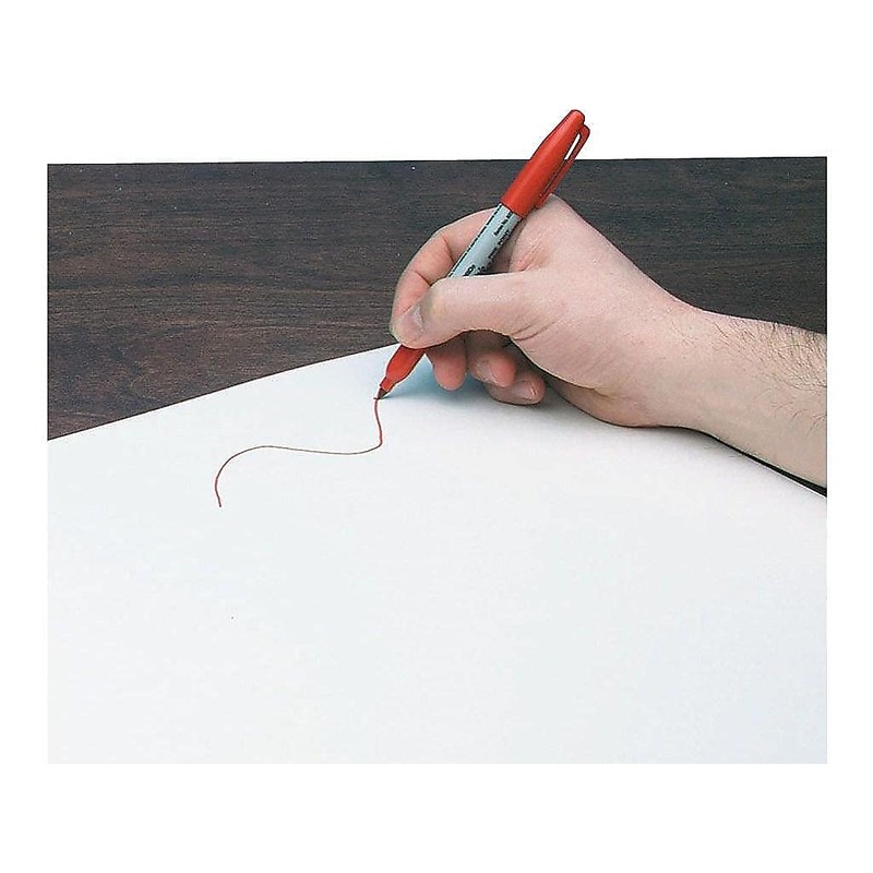 Pacon 104159 Peacock Four-Ply Railroad Board, 22 x 28, White,