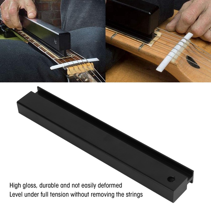 Guitar Fret Leveler Beam Understring Sanding Leveling Bar Aluminum Alloy