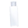 PACKOVE 12Pcs Refillable Emulsion Travel Bottle Transparent Flip Top Bottles