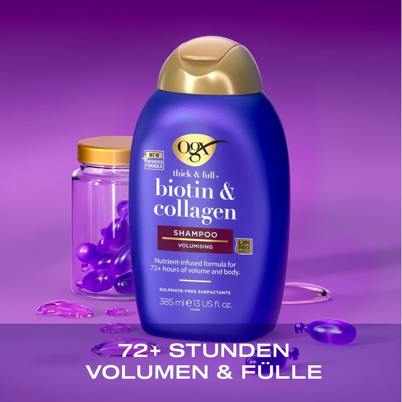 OGX Biotin & Collagen Shampoo 385 ml
