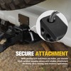 BUNKER INDUST Shackle Hitch Receiver 3/4" D Ring Shackle w/Trailer