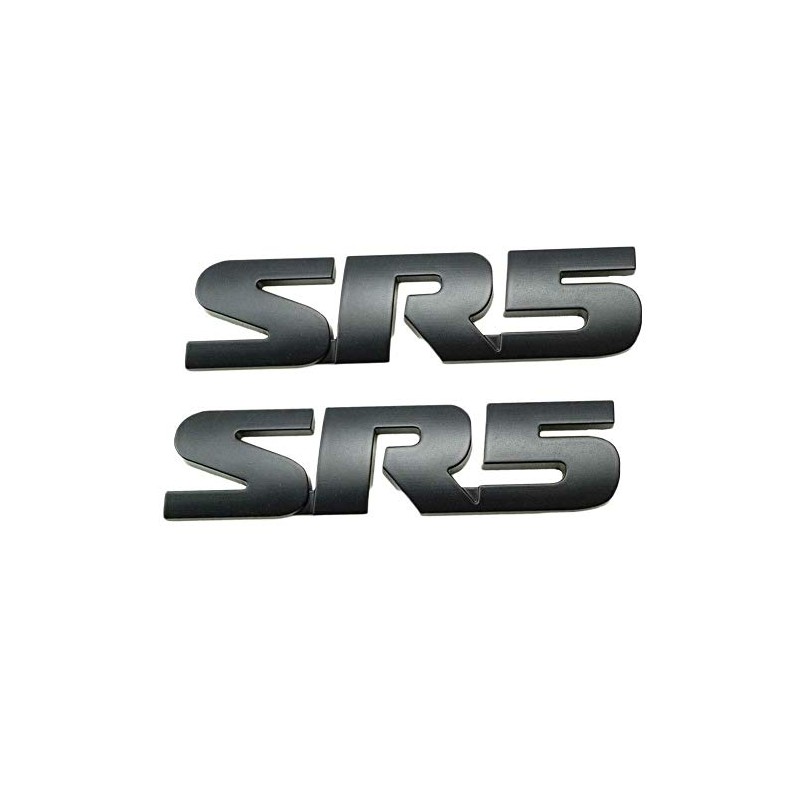 2Pcs SR5 Emblem Trunk Back Decal Sticker Badge for Tacoma