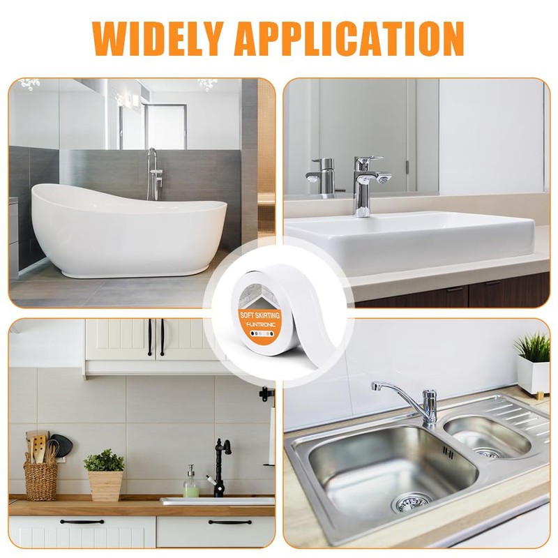 flintronic-beautiful seam tape-50 * 20mm*5 meters-white