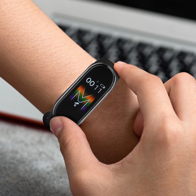 M5 Waterproof Smart Bracelet Touch Screen Step Counting Sports Band