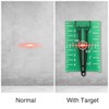 Magnetic Floor Laser Target Plate with Stand - Enhanced Visibility