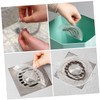 Mipcase 28Pcs Round Disposable Hair Catcher Stickers Drain Covers for