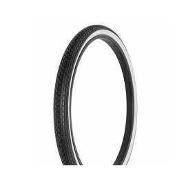 F&R Bicycle Tire 26 X 2 X 1-3/4 Bicycle Tire FIT S7 RIMS Small Brick Style Tread - Black/White (Single)
