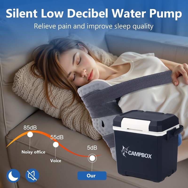 Veanvoky Cold Therapy Machine - Large Ice Cryo Cuff -