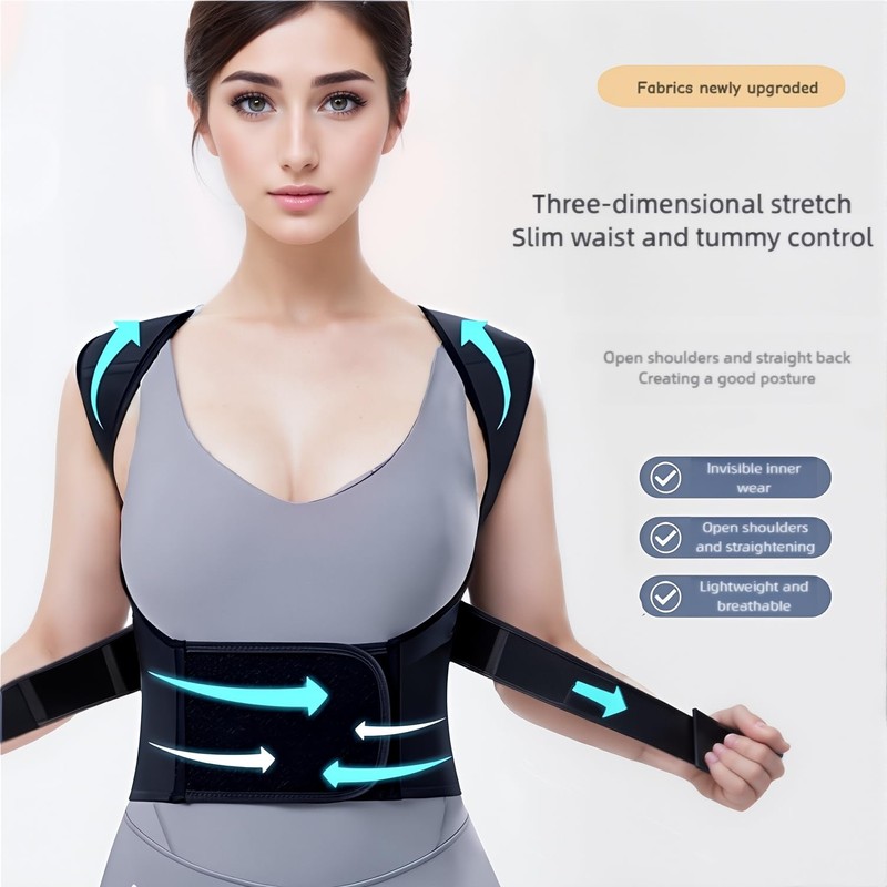EXQULIFE Posture Corrector Back Brace for Women & Men –