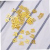 LABRIMP 1200pcs Gold Confetti Table Cloth Birthday Party Supplies Number