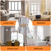 Wanmu 2 Pcs Mini Magnetic Curtain Tiebacks, Boho Jute Curtain