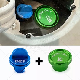 WSAYS Magnetic Diesel Fuel Cap+DEF Cap For 19-24 21 2022 2023 Dodge Ram 1500 2500 3500