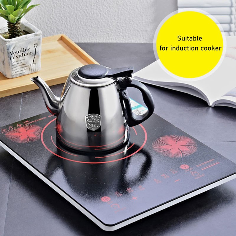 Teapot - Stainless Steel Stove Teapot Tea Coffee Pot Kettle