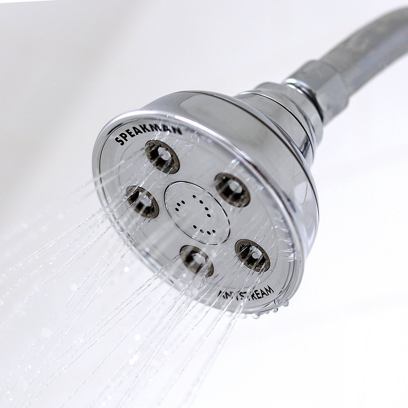 Speakman S-3014-E175 Chrome Shower Head with Self Cleaning Spray Nozzles