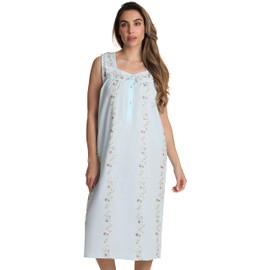 Dreamcrest - Vestidos de Seersucker sin mangas, Azul, XL