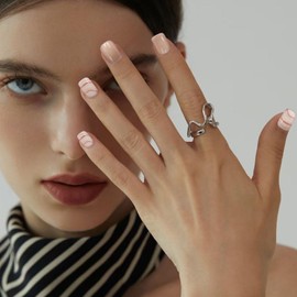 Stick Nails, Press Fake Nails for Women, Short Square Fake Nails, Wedding False Nails for Girls, Women, Friends