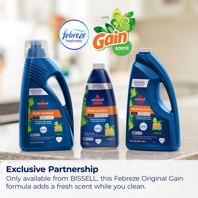 Bissell® Multi-Surface with Febreze + Gain, 34451, 64 oz, Safe