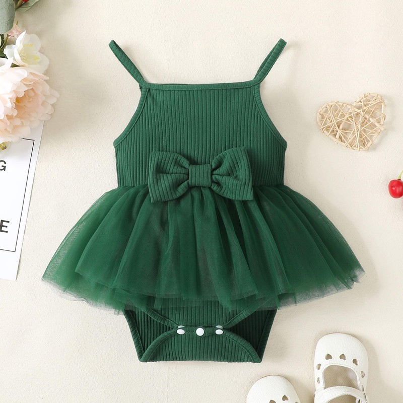 OPAWO Newborn Baby Girl Dress Infant Summer Romper Dress Sleeveless