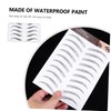 minkissy Eyebrow Transfer Stickers Quick Easy Temporary Eyebrows No Damage