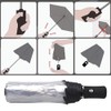 Umbrella Windproof Compact Travel Umbrella,Portable Automatic Folding Transparent Umbrella,Fashionable Compact