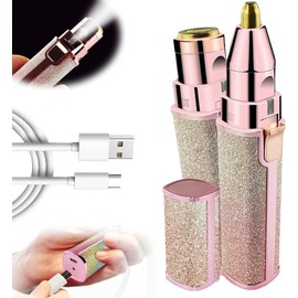 Blissean Facial Shaver,Glow Trim Premium Facial Shaver,Facial Hair Removal for Women,2-in-1 Women's Eyebrow and Facial Hair Removal Device (Starry Sky Color)