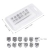 12Pcs Stamping Punch Tool Tang Dynasty Flower Design DIY Vegetable