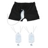 Wearable Men Urinal Bag Elastic Waistband Reusable Portable Male Shorts