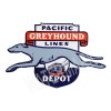 Greyhound Bus High Quality Metal Magnet 3 x 4 inches