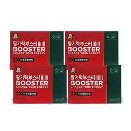 Jeonggwanjang Vitality Booster (liquid 20ml + tablet 400mg) x 14 pieces, 4 boxes, 1 Ss / 정관장 활기력 부스터 (액상 20ml + 정제 400mg) x 14개입 4박스 Ss 1개