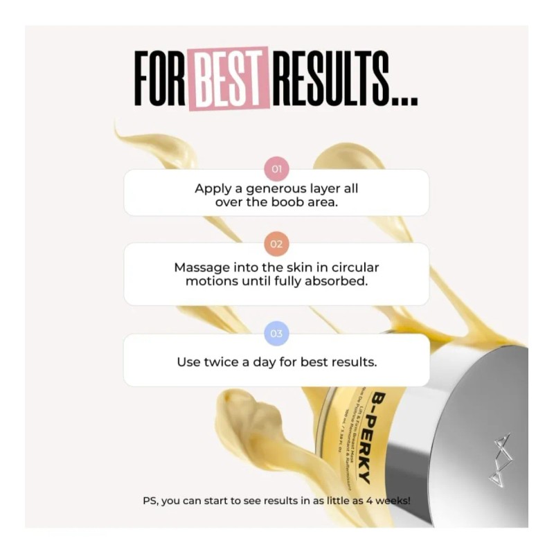 Maelys B-perky Mascara Reafirmante Levantadora Para Pecho Mixta