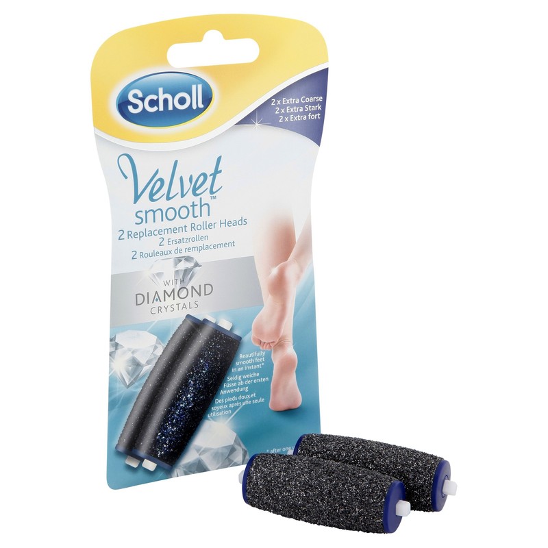Scholl Velvet Smooth Diamond Pedicure Hard Skin Remover Refills -