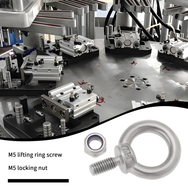 OTOTEC 4 Sets M5 Lifting Eyelets with M5 Lock Nuts,