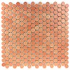 Ceramic Mosaic Knob Mosaic Tile Round Terracotta