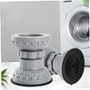 TEHAUX 2sets Adjustable Washing Machine Feet Pads Slip Stabilizer with