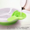 Matyz 2-Pack Baby Feeding Suction Warm Plate with Draining and
