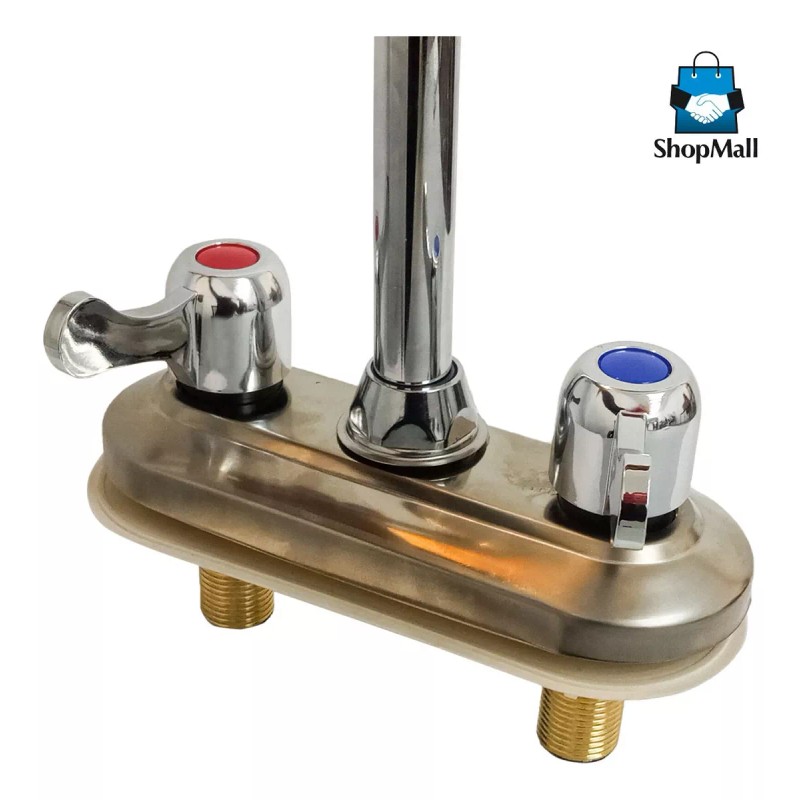 Paws and Pals Mezcladora Para Lavabo De Cuello Curvo