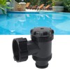 Swimming Pool Plunger Valve 38mm ABS Anti Clogging Efficient On