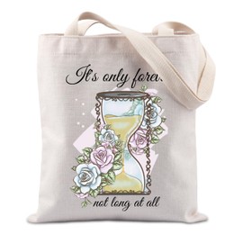 FUNYSO It's Only Forever Not Long At All Gift Cult Movie Inspired Gift Labyrinth Lover Sand Clock gift Tote Bag (only forever UK)