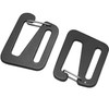 LUORNG 4PCS Open Hooks Quick Release Adjustable Buckle with 25mm