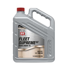 Unknown Phillips 66 1078290-3PK Diesel Engine Oil (Fleet Supreme EC- API CK-4 15W40-1 Gallon), 128 fl. oz, 3 Pack